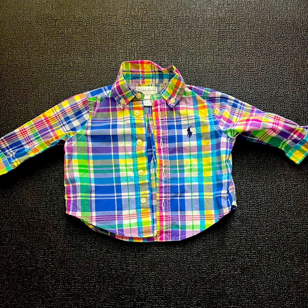 New without tags! Infant button down shirt Ralph Lauren